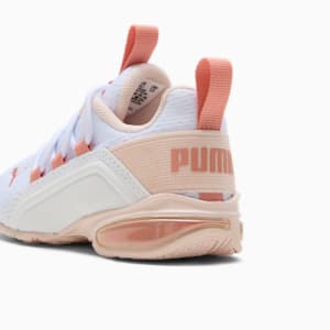 Tenis para infantes Axelion Mesh, PUMA White-Island Pink-Deeva Peach, extralarge